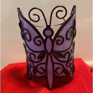 PARTYLITE FLUTTERING BUTTERFLY VOTIVE HOLDER